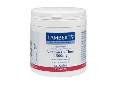 Lamberts Vitamina C 1500 mg Bioflavonoides de Cítricos 120 Table Lamberts Vitamina C 1500 mg Bioflavonoides de Cítricos 120 Table