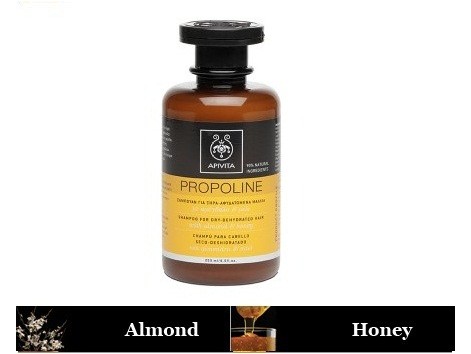 Apivita Propoline Champu Cabello Seco Almendra y Miel 250ml. Apivita Propoline Champu Cabello Seco Almendra y Miel 250ml.