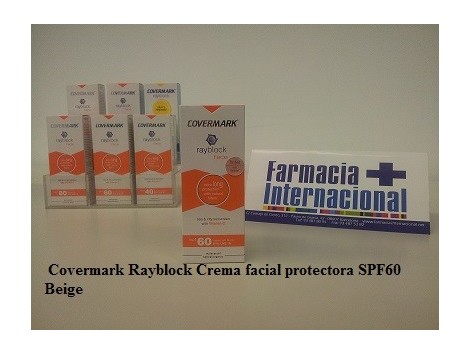 Rayblock Covermark SPF60 Protective Facial Cream 50ml Beige Rayblock Covermark SPF60 Protective Facial Cream 50ml Beige