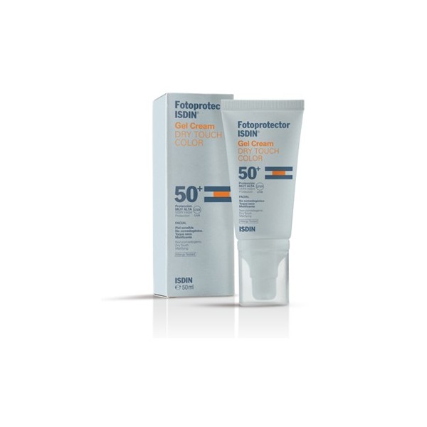 ISDIN Facial Sunscreen Dry Touch Gel Cream Color 50 + 50 ml FARMACIA