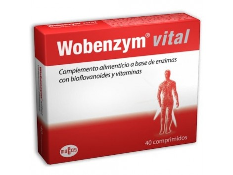 Wobenzym Vital 40 comprimidos. MUCOS Wobenzym Vital 40 comprimidos. MUCOS