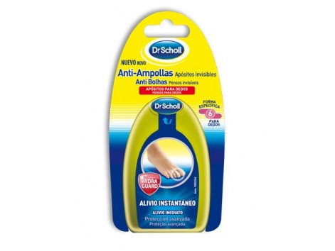 Dr Scholl Hydra-Guard Apósitos Anti-Ampollas para dedos Dr Scholl Hydra-Guard Apósitos Anti-Ampollas para dedos