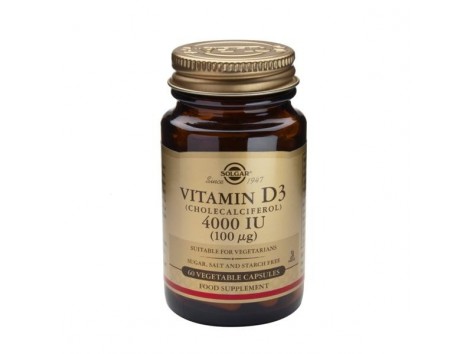 Solgar Vitamin D3 4000UI (100mcg) 60 caps Solgar Vitamin D3 4000UI (100mcg) 60 caps