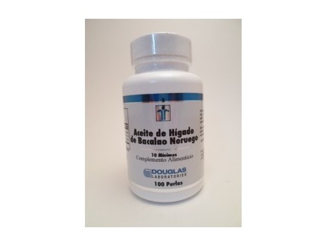 Douglas Aceite de Hígado de Bacalao Noruego 100 perlas Douglas Aceite de Hígado de Bacalao Noruego 100 perlas