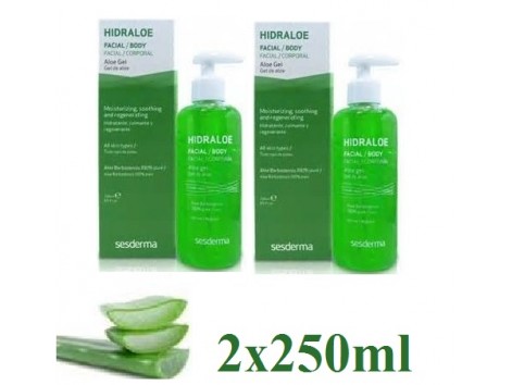 SESDERMA ALOE GEL HIDRALOE 2x250ml. Limited Offer SESDERMA ALOE GEL HIDRALOE 2x250ml. Limited Offer