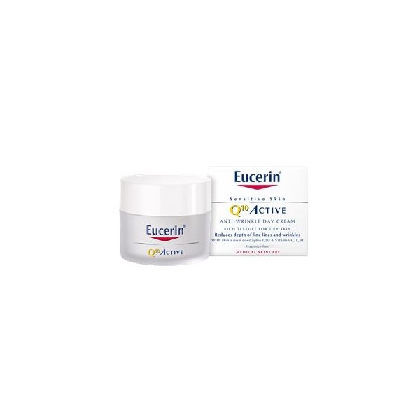 Active Creme Eucerin Q10 Antirugas dia para cuidar da pele sensível