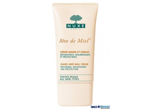 Nuxe Reve de Miel Hand Cream 75ml and nails. Nuxe Reve de Miel Hand Cream 75ml and nails.