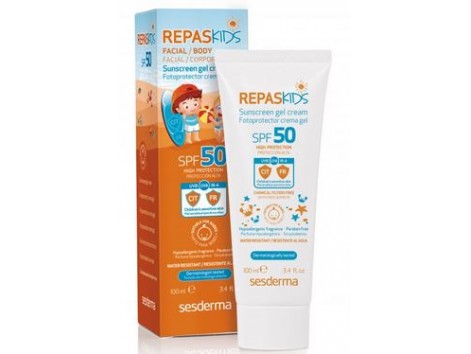 Sesderma Repaskids Sunscreen SPF50 Cream Gel 100 ml Sesderma Repaskids Sunscreen SPF50 Cream Gel 100 ml