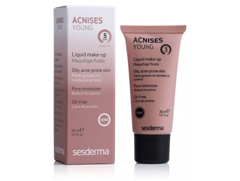 Young Acnises sesderma Doré oily skin Makeup SPF 5 30ml. Young Acnises sesderma Doré oily skin Makeup SPF 5 30ml.
