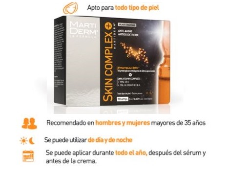 MartiDerm Black Diamond Skin Complex 10 ampollas MartiDerm Black Diamond Skin Complex 10 ampollas