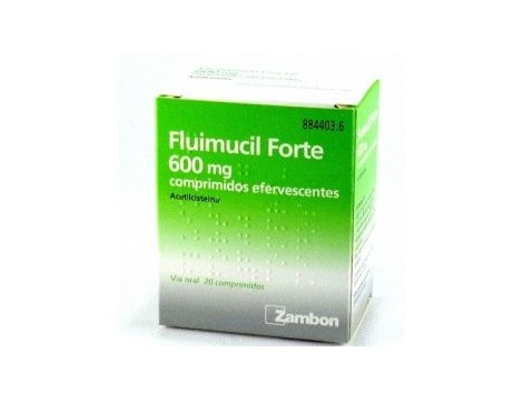 Forte Fluimucil 600 mg 20 effervescent tablets Forte Fluimucil 600 mg 20 effervescent tablets