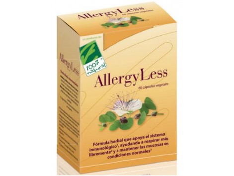 100% Natural Allergyless 60 vegetarian capsules 100% Natural Allergyless 60 vegetarian capsules