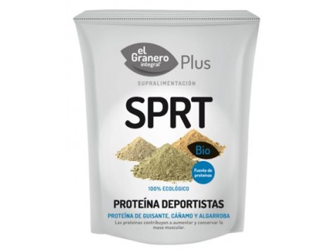 El Granero Bio Protein athletes (pea protein, hemp and carob - SPRT) 200 g El Granero Bio Protein athletes (pea protein, hemp and carob - SPRT) 200 g