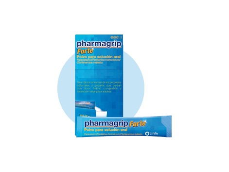 Pharmagrip forte polvo para solución oral 10 sobres Pharmagrip forte polvo para solución oral 10 sobres