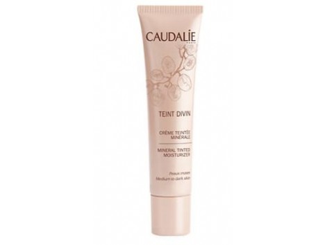 Caudalie Teint Divin Mineral Tinted Moisturizer medium to dark s Caudalie Teint Divin Mineral Tinted Moisturizer medium to dark s