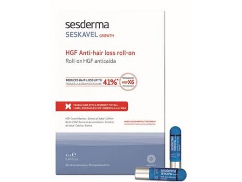 SESKAVEL GROWTH HGF ampoules roll-on SESKAVEL GROWTH HGF ampoules roll-on