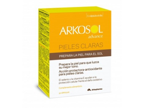 ARKOSOL® PIELES CLARAS 30 perlas ARKOSOL® PIELES CLARAS 30 perlas