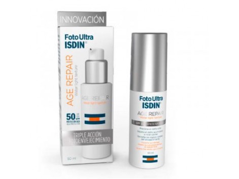 Photoprotector ISDIN PHOTOULTRA AGE REPAIR WATER LIGHT TEXTURE 50 ml Photoprotector ISDIN PHOTOULTRA AGE REPAIR WATER LIGHT TEXTURE 50 ml