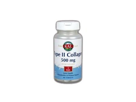 Collagen KAL. Type II Collagen 500 mg 60 tabs. KAL - Solaray Collagen KAL. Type II Collagen 500 mg 60 tabs. KAL - Solaray