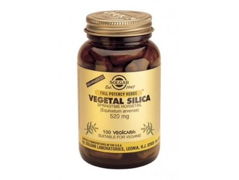 Solgar Horsetail. Vegetal Silica 520mg. 100 capsules Solgar Horsetail. Vegetal Silica 520mg. 100 capsules