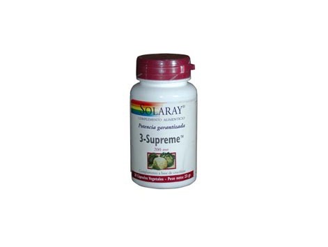 3 Supreme Solaray 200mg. 30 capsules. Indole-3-carbinol 3 Supreme Solaray 200mg. 30 capsules. Indole-3-carbinol