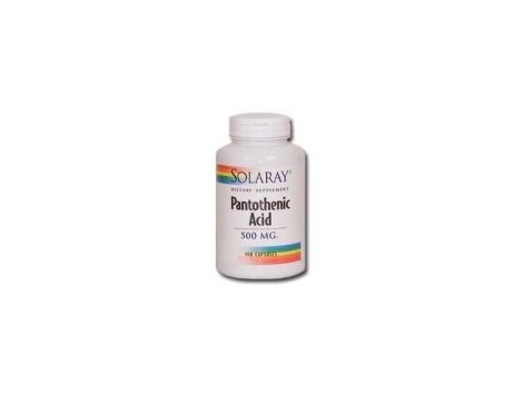 Pantotenic Acid Solaray - Pantothenic Acid 500mg. 100 capsules Pantotenic Acid Solaray - Pantothenic Acid 500mg. 100 capsules