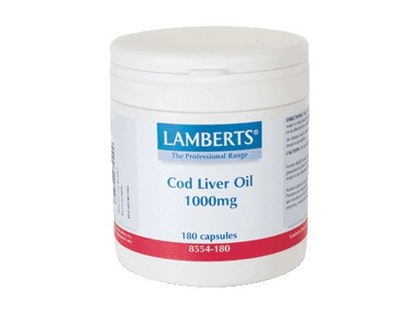 Cod Liver Oil 1000mg. 180 capsules. Lamberts Cod Liver Oil 1000mg. 180 capsules. Lamberts