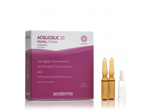 Sesderma Acglicolic 20 Ampollas 5 und. 2 ml Sesderma Acglicolic 20 Ampollas 5 und. 2 ml
