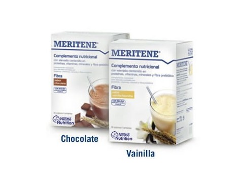 Fiber MERITENE 14 envelopes. Chocolate flavor Fiber MERITENE 14 envelopes. Chocolate flavor