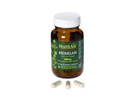 Health Aid Bromelain 500mg. 30 capsules Health Aid Bromelain 500mg. 30 capsules