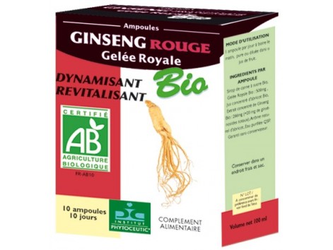 Phytoceutic RED GINSENG ROYAL JELLY organic 10 phial Phytoceutic RED GINSENG ROYAL JELLY organic 10 phial