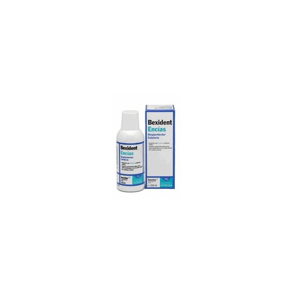 Bexident gums. 250ml mouthwash with triclosan. FARMACIA INTERNACIONAL