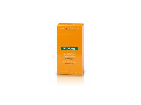 Klorane cold wax strips for face and sensitive areas. 6 bands Klorane cold wax strips for face and sensitive areas. 6 bands