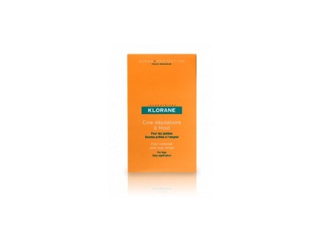 Klorane cold wax strips for legs. 6 bands Klorane cold wax strips for legs. 6 bands