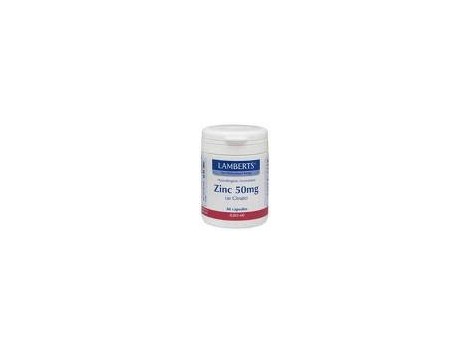 Lamberts Zinc 50 mg. (As citrate) 60 caps. Lamberts Zinc 50 mg. (As citrate) 60 caps.