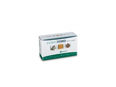 Ferro Egavit Tablets Vendrell - box of 60 tablets. Ferro Egavit Tablets Vendrell - box of 60 tablets.