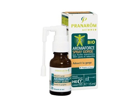 Pranarom Aromaforce Propolis and Blackcurrant throat spray 15 ml Pranarom Aromaforce Propolis and Blackcurrant throat spray 15 ml