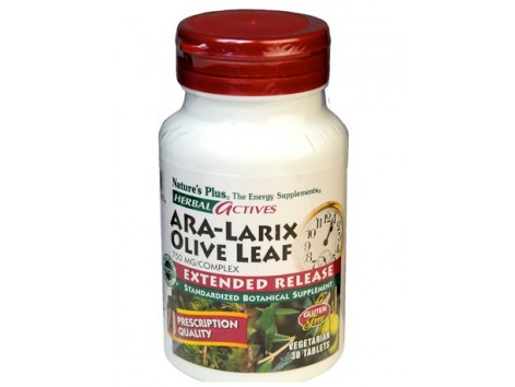 Nature's Plus Ara-Larix / Olive Leaf 30 tablets. Nature's Plus Ara-Larix / Olive Leaf 30 tablets.