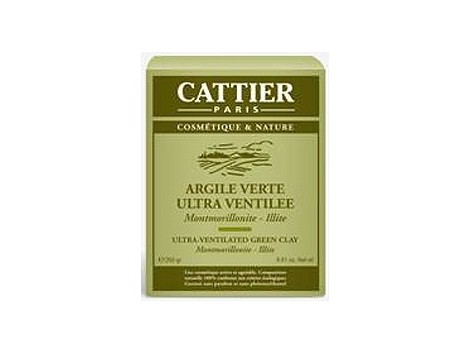 Cattier Ultraventilada Green Clay 250 grams. Cattier Ultraventilada Green Clay 250 grams.