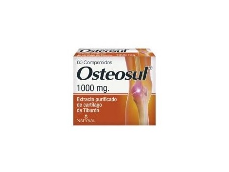 Natysal Osteosul (shark cartilage) 60 tablets. Natysal Osteosul (shark cartilage) 60 tablets.