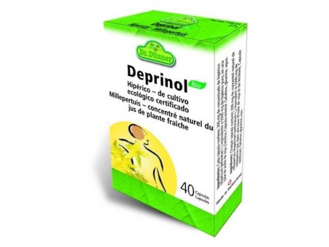 Deprinol Ánimo Hyperico 40 cápsulas. Dr Dunner. Deprinol Ánimo Hyperico 40 cápsulas. Dr Dunner.