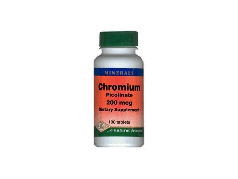 Pal Chromium Picolinate 200 msg. 100 tablets. Pal Chromium Picolinate 200 msg. 100 tablets.
