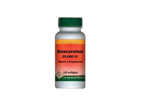 Pal Beta carotene (Pro-Vitamin A 25000UI) 100 pearls. Pal Beta carotene (Pro-Vitamin A 25000UI) 100 pearls.