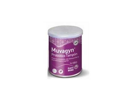 Muvagyn Tampon Probiotico Super 8 unidades. Muvagyn Tampon Probiotico Super 8 unidades.