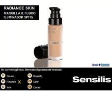 Sensilis Radiance Skin Base fluida SPF15. 02 Amande 30ml.