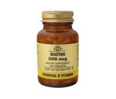 Solgar Biotina 300mcg. 100 comprimidos