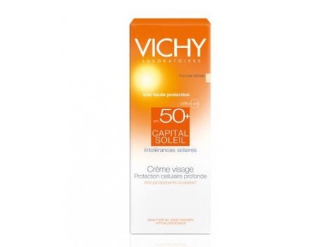 Vichy Capital Soleil Crema Rostro SPF50+ intolerancias solares Vichy Capital Soleil Crema Rostro SPF50+ intolerancias solares