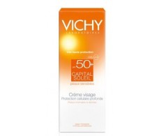 Vichy Capital Soleil Crema Rostro SPF50+ pieles sensibles 50ml.