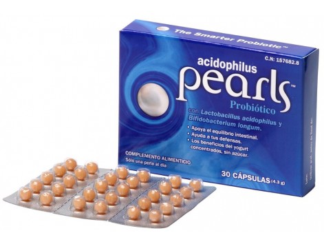Pearls Probiotico Acidophilus 30 capsulas.