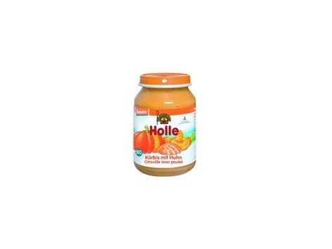 Holle potito de calabaza con pollo 190g